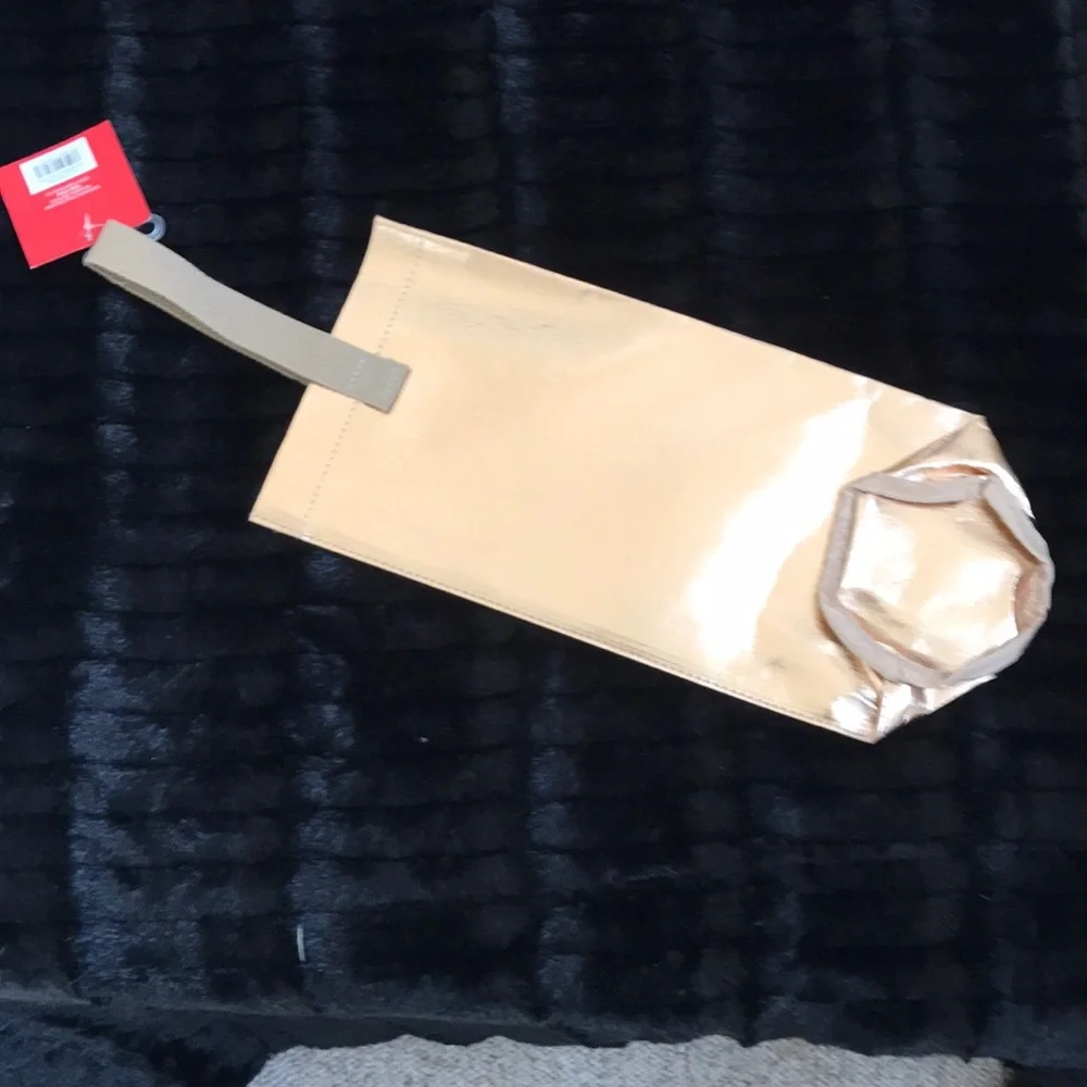 3 Gold Wine Bags